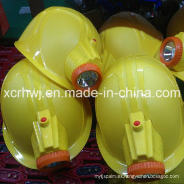 China Casco de seguridad de alta calidad con la luz del LED para la explotación minera del carbón, casco de la explotación minera con la luz de explosión-Prueba del LED, casco de seguridad del minero con el precio del faro del LED